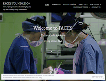 Tablet Screenshot of facesfoundation.org